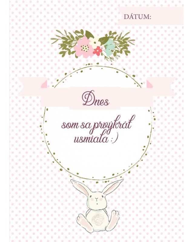 Míľnikové kartičky so zajkom