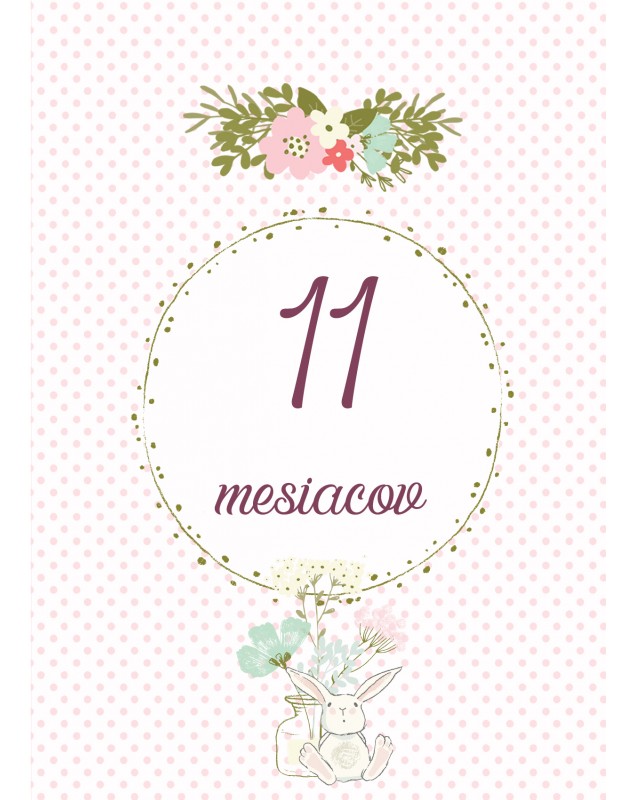 Míľnikové kartičky so zajkom