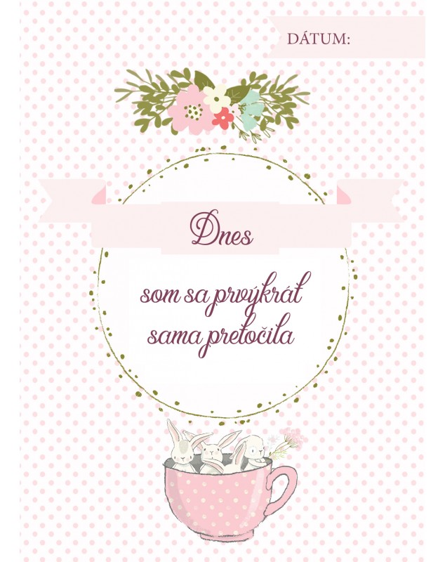 Míľnikové kartičky so zajkom