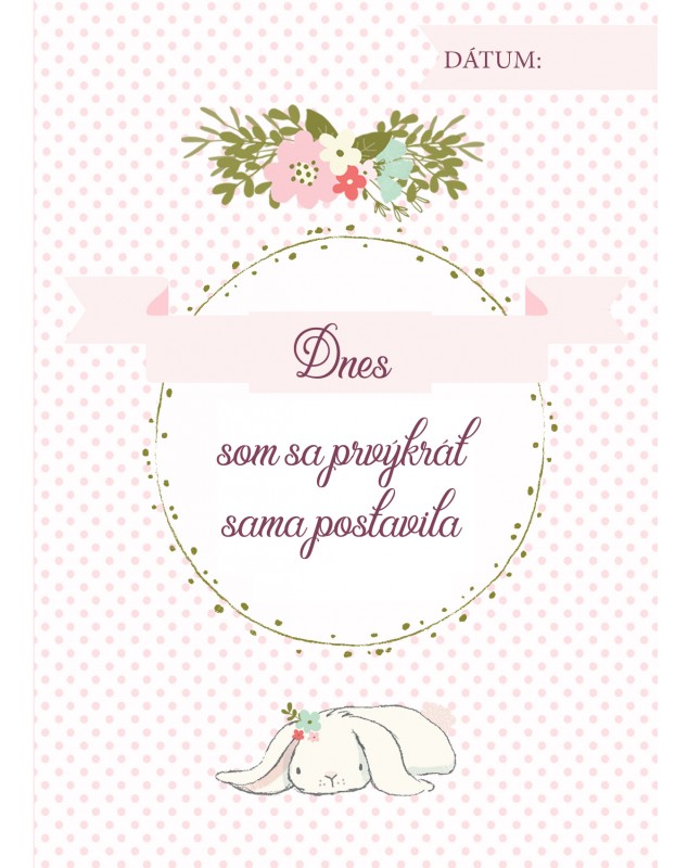 Míľnikové kartičky so zajkom