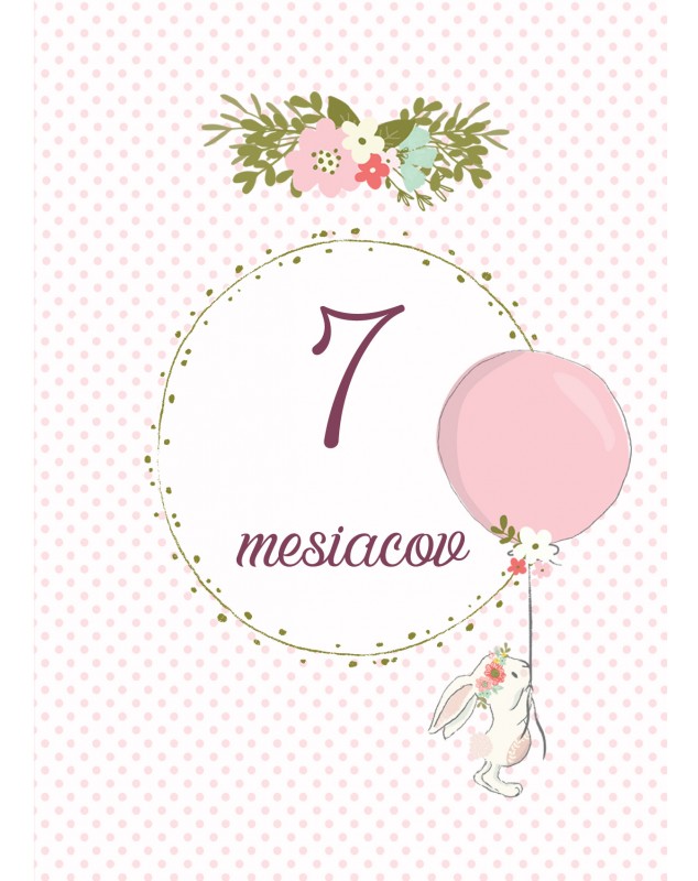 Míľnikové kartičky so zajkom