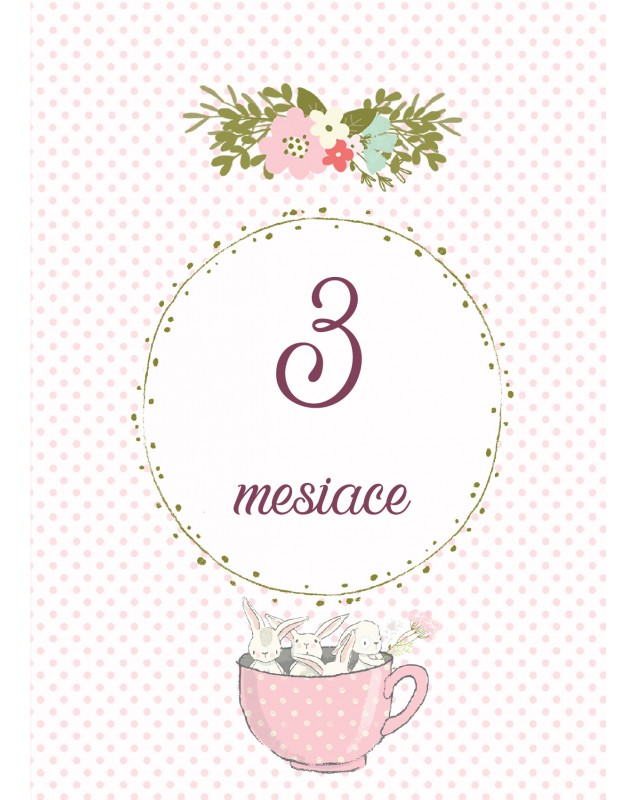 Míľnikové kartičky so zajkom