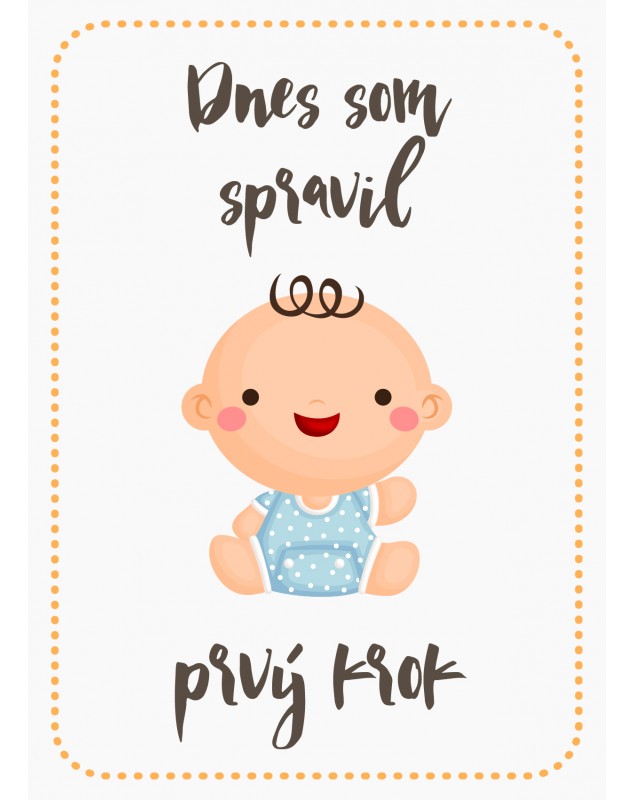 MÍĽNIKOVÉ KARTIČKY Cute Babies pre Chlapca