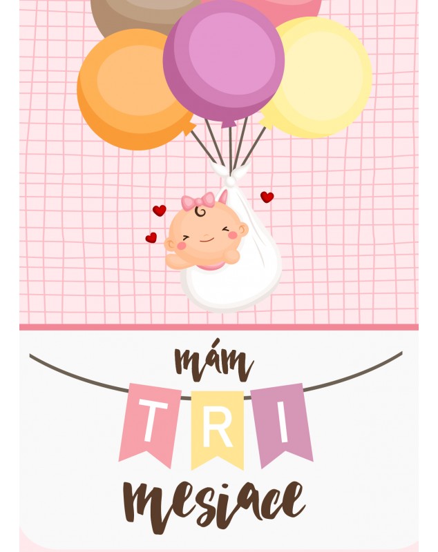 MÍĽNIKOVÉ KARTIČKY Cute Babies pre dievčatá