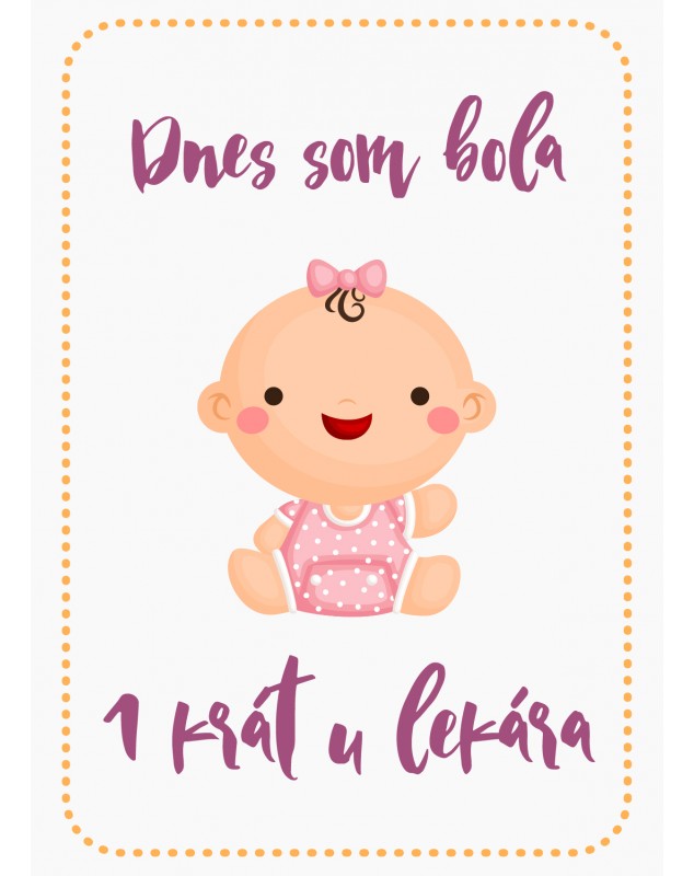 MÍĽNIKOVÉ KARTIČKY Cute Babies pre dievčatá