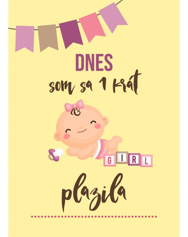 MÍĽNIKOVÉ KARTIČKY Cute Babies pre dievčatá