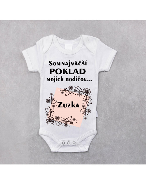 Detské body s nápisom - Som najväčší poklad