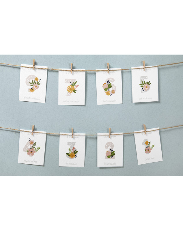 Míľnikové kartičky Cute