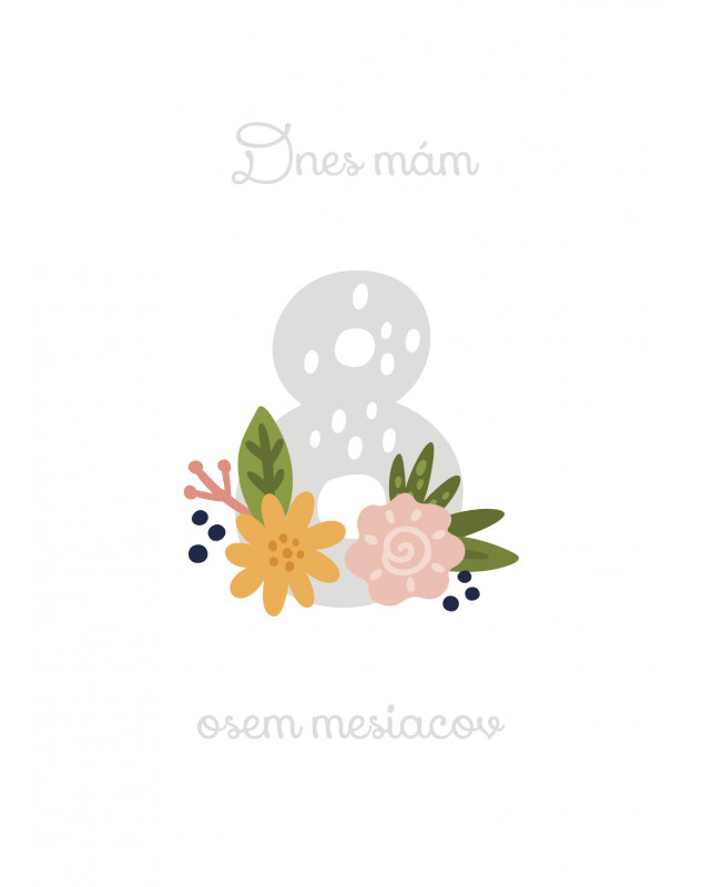 Míľnikové kartičky kvetinky