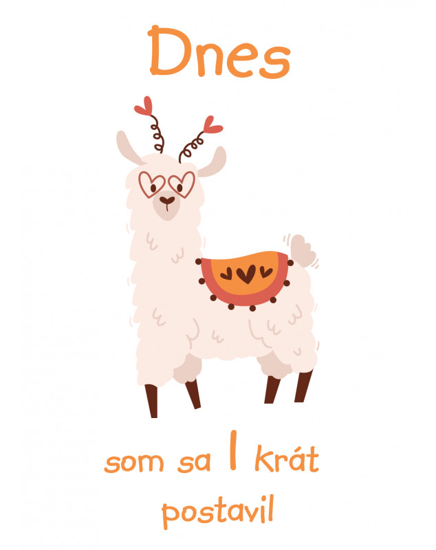 Míľnikové kartičky  Lamy