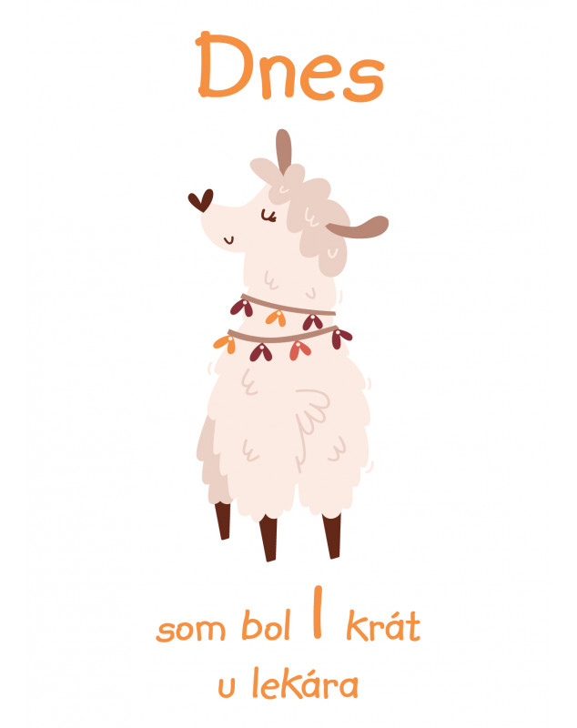 Míľnikové kartičky  Lamy