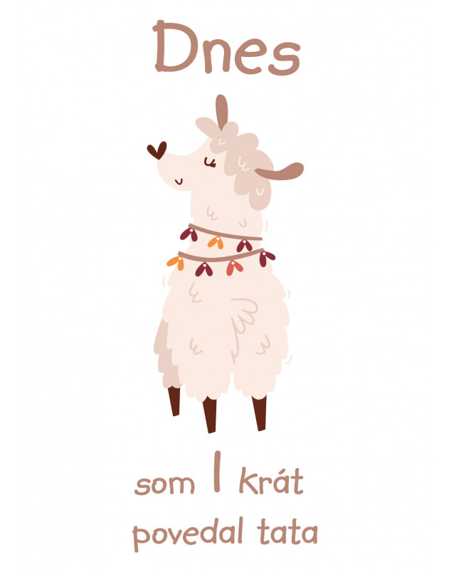 Míľnikové kartičky  Lamy