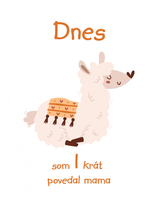 Míľnikové kartičky  Lamy