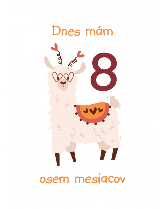 Míľnikové kartičky  Lamy