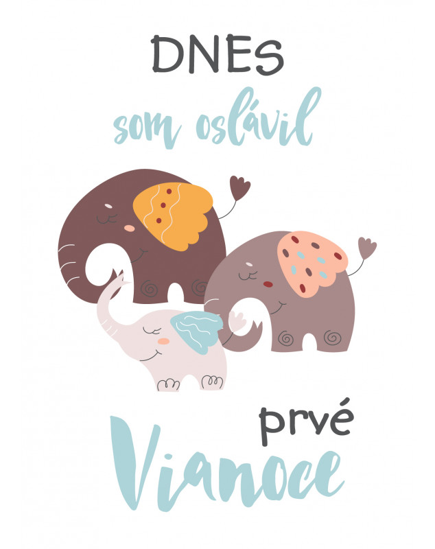 Míľnikové kartičky  sloniky