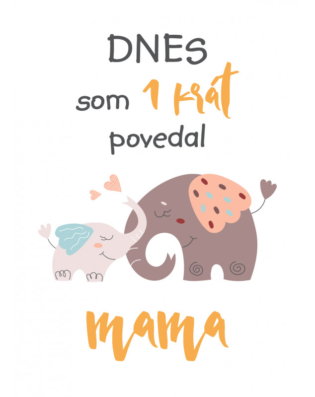 Míľnikové kartičky  sloniky