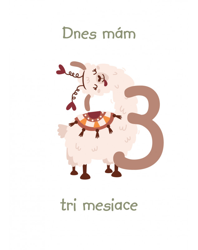 Míľnikové kartičky  Lamy