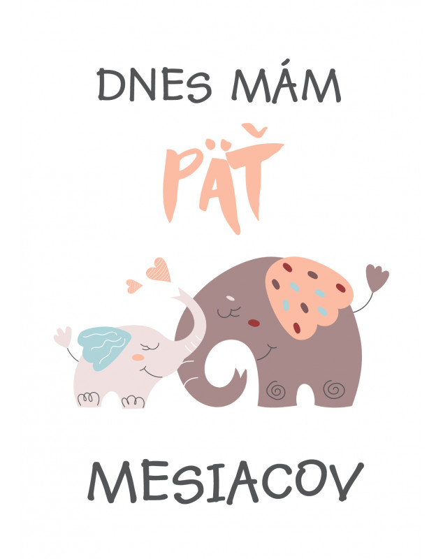 Míľnikové kartičky  sloniky