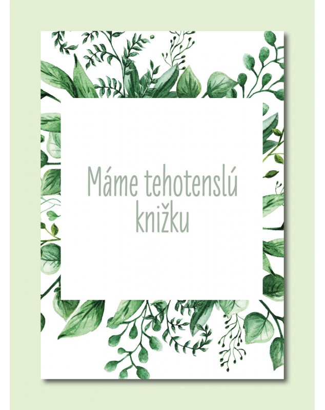 Tehotenské míľnikové kartičky Natural