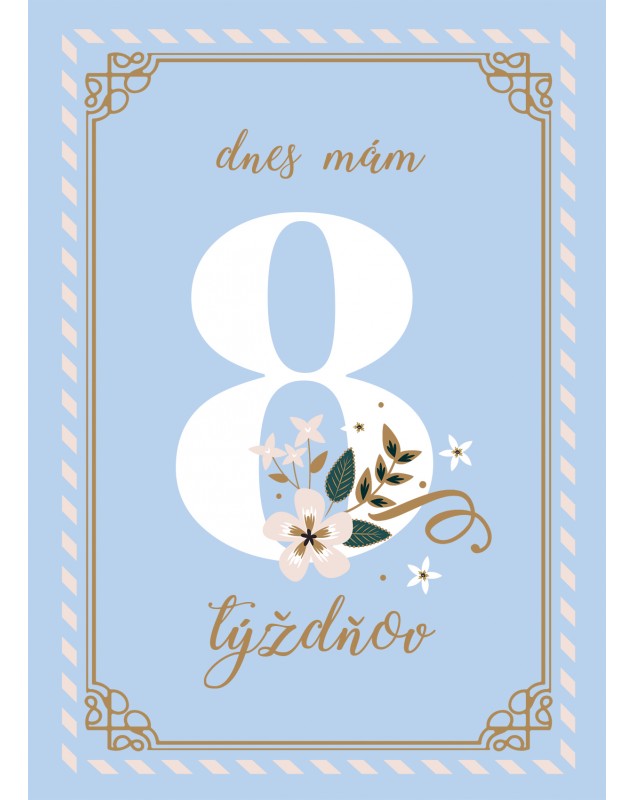 Míľnikové kartičky BLUE