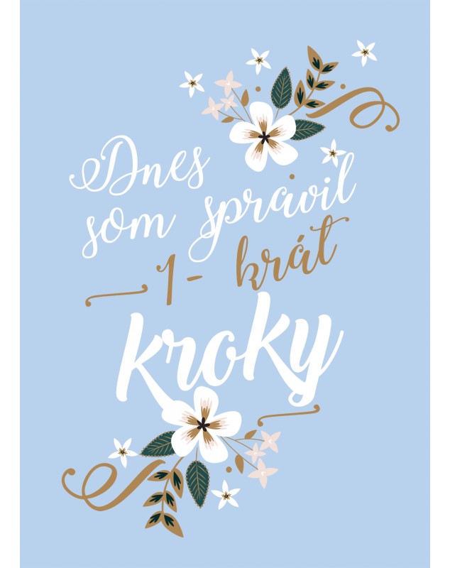 Míľnikové kartičky BLUE