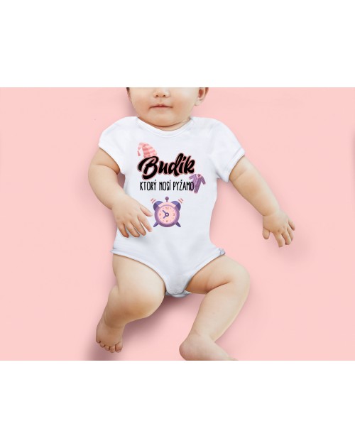 Nádherné Detské body Budík, ktorý nosí pyžamo pre vaše dieťatko